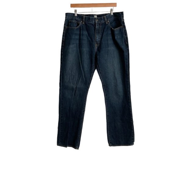 J. Crew Mens Vintage Slim‎ Straight Size 38x32 Denim Blue Jeans 5 Pocket - Picture 9 of 11